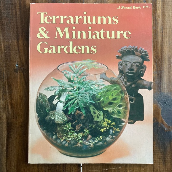 Vintage Other - Terrariums & Miniature Gardens - Sunset Book 1974 Sixth Printing - Excellent!